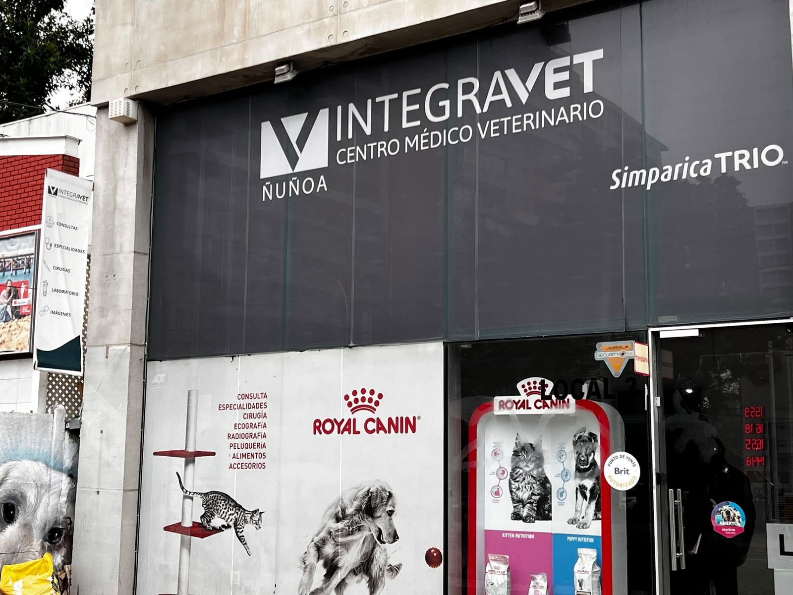 Fachada Integravet Ñuñoa